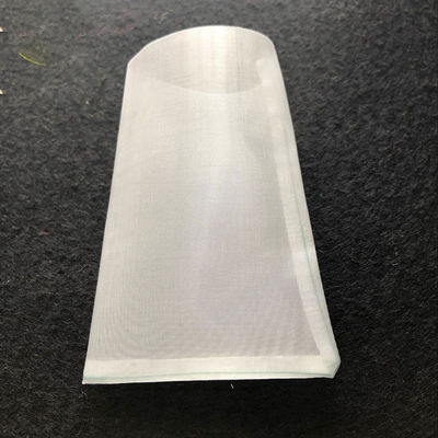 Ultrasonic Welding Nylon Filter Bag Pyramid Rosin Bags White Color With String