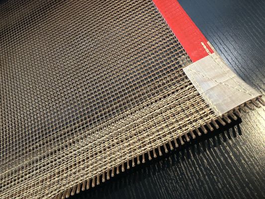 高温抵抗力がある4*4mm Ptfeのコンベヤー ベルト