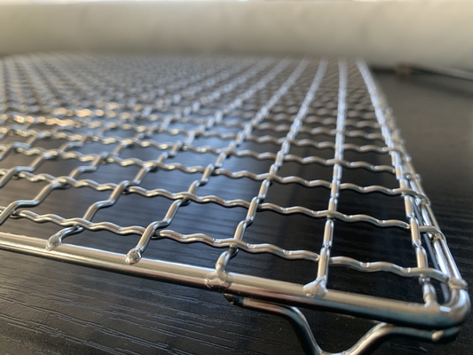 注文の40*40cm Stainless Steel Grill Net Square Barbecue